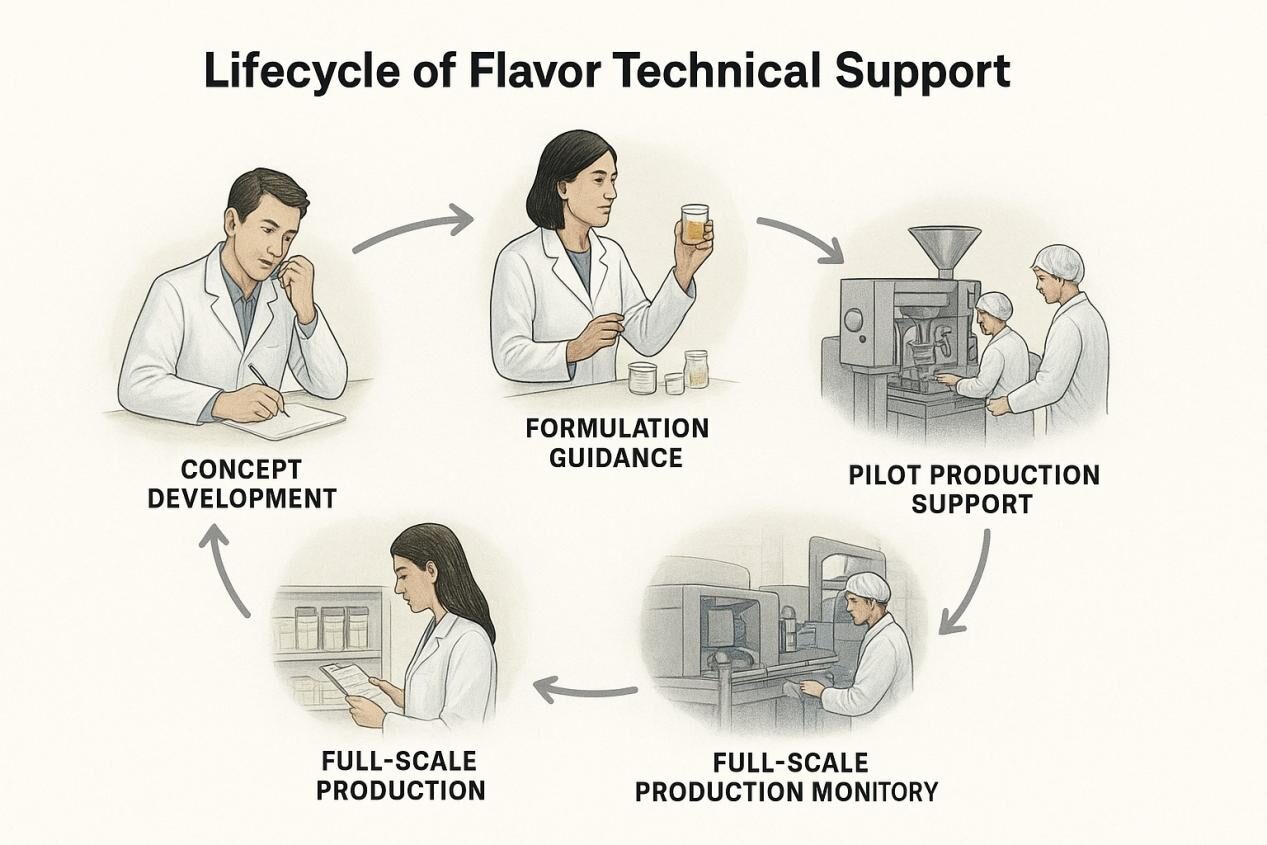 Advanced flavor technology supporting the entire food product lifecycle