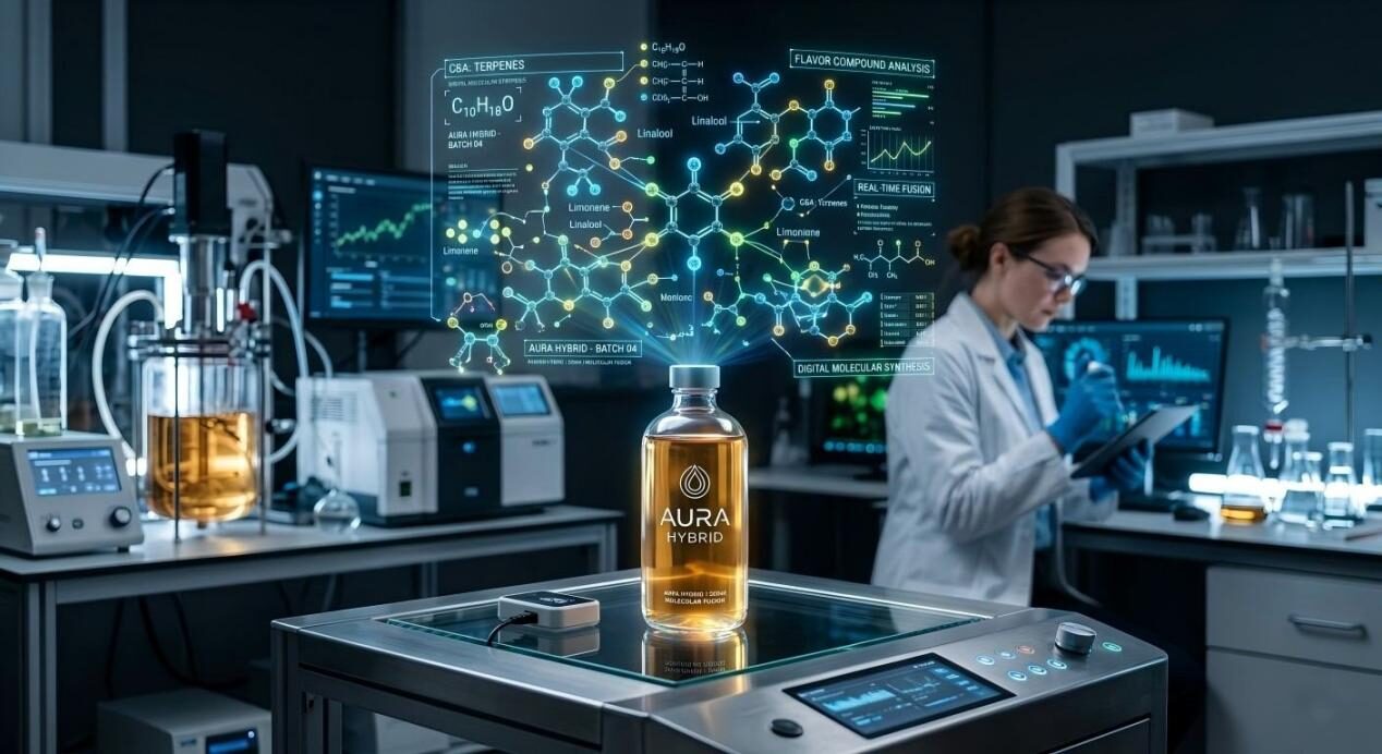 通过人工智能驱动的分子结构分析和数字风味合成，可视化饮料开发的未来。