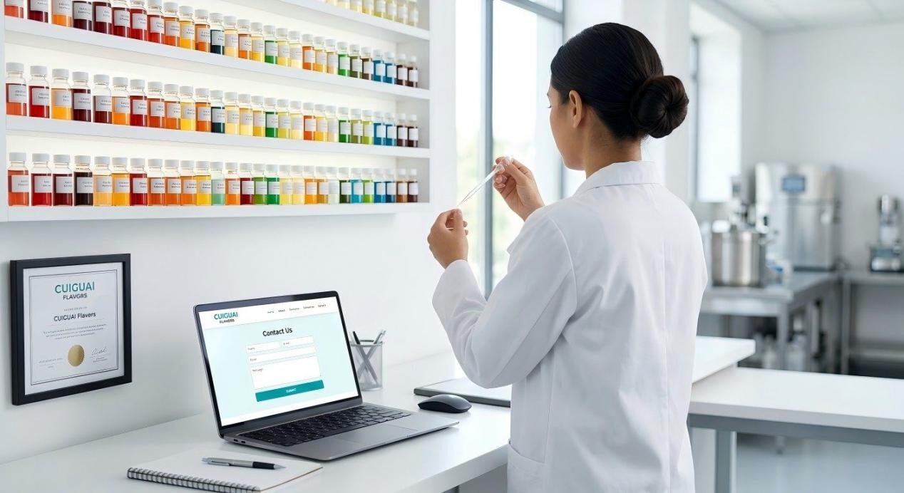 Expert R&D flavor development services. Contact our laboratory team for custom solutions.