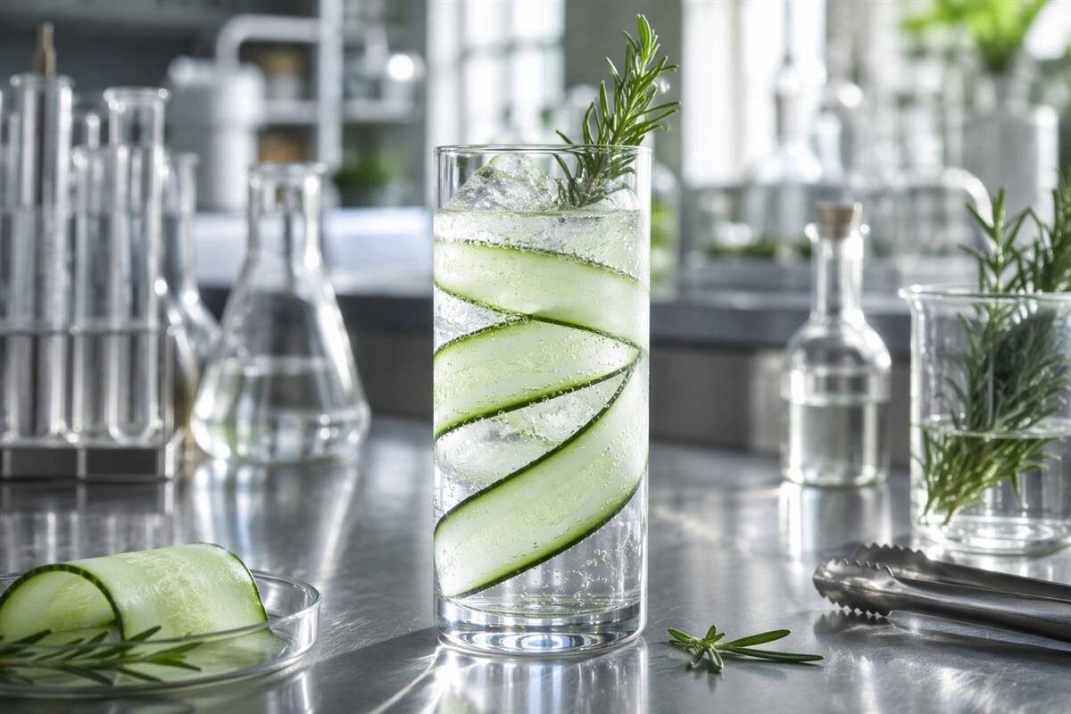 cucumber rosemary tonic; botanical tonic water; carbonated beverage flavor; premium mixer flavor
