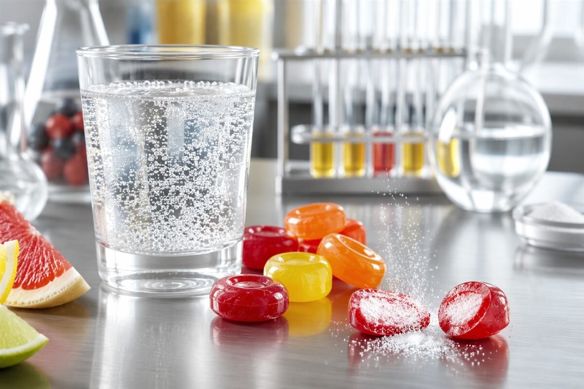 fizzy flavors; popping candy; carbonated soda; confectionery flavor; beverage flavor chemistry