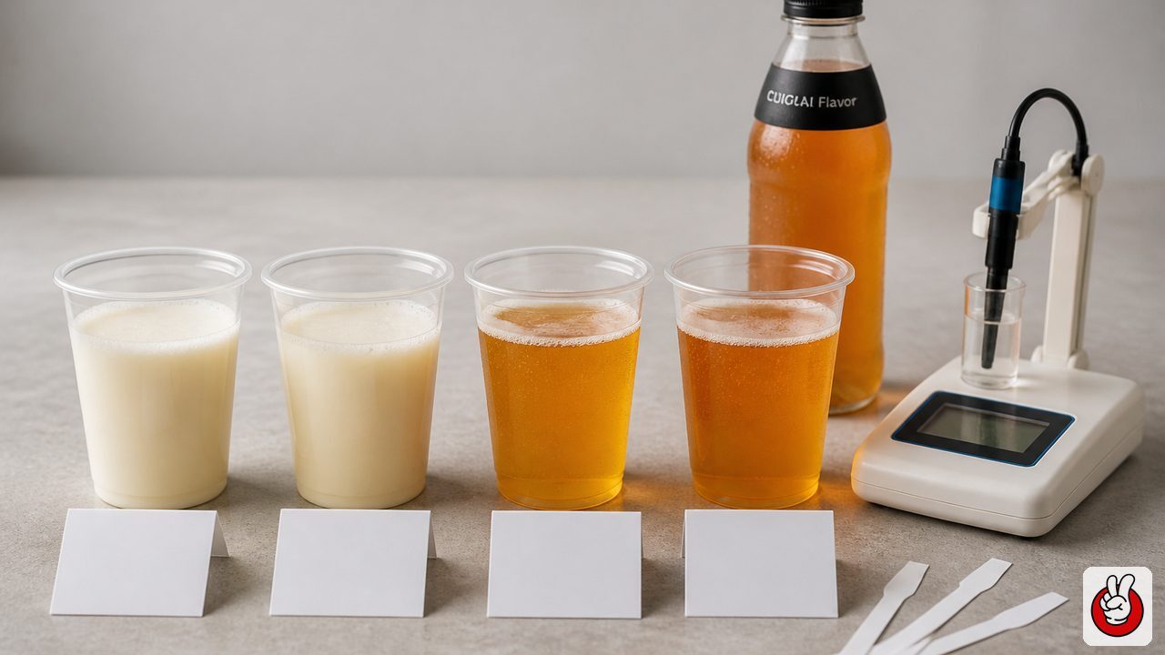 Technical strategies for flavoring kefir and kvass while managing culture activity, acidity, aroma transformation, texture and shelf life.
