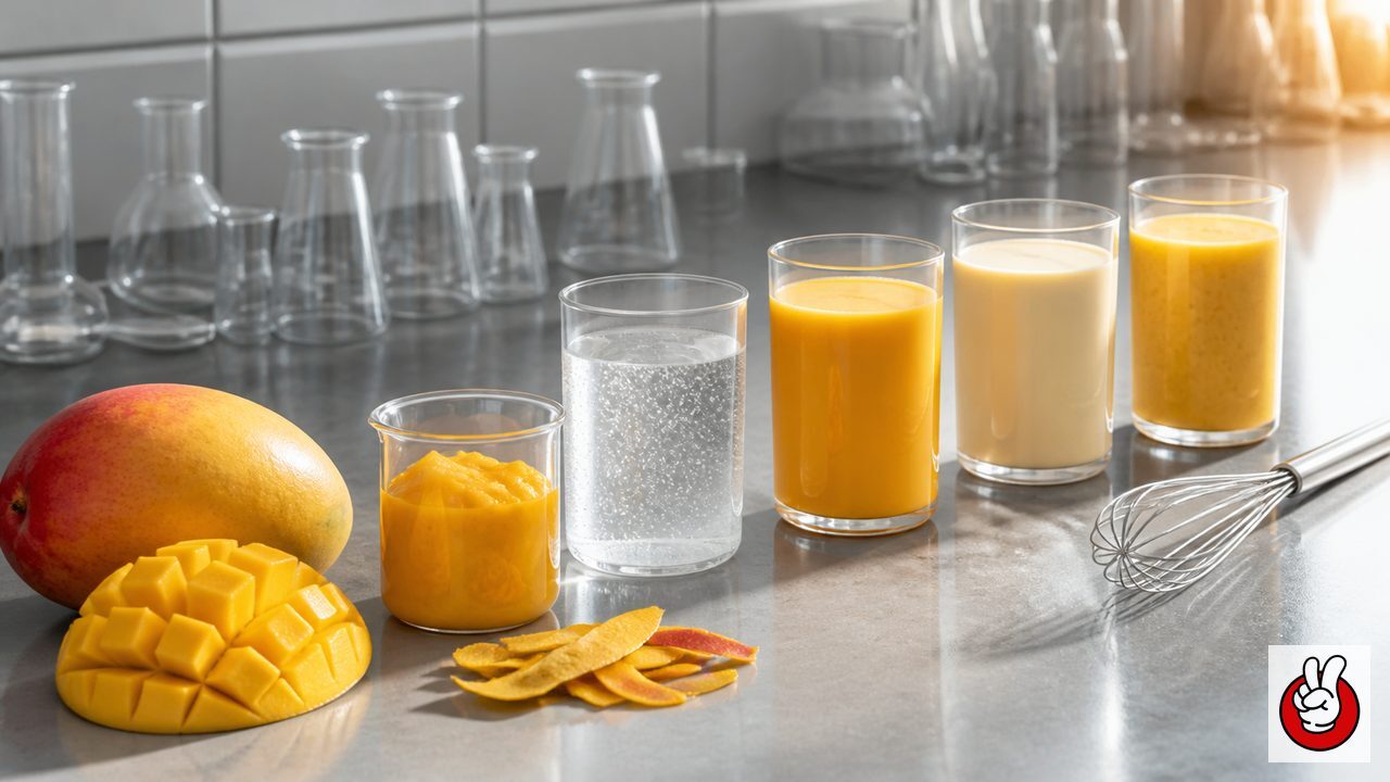 Un guide technique pour sélectionner des profils de saveur de mangue inspirés des cultivars, des systèmes de livraison, des contrôles de transformation et des stratégies réglementaires pour la fabrication de boissons.