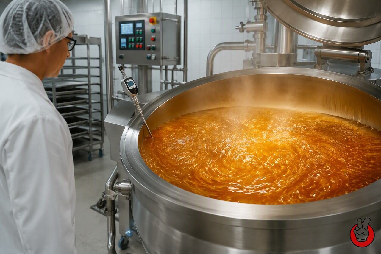 Hard candies are cooked to 145-160 °C. Learn why volatile flavor compounds degrade (flavor burn) and how heat-stable, encapsulated flavor systems survive high-temperature candy production.
