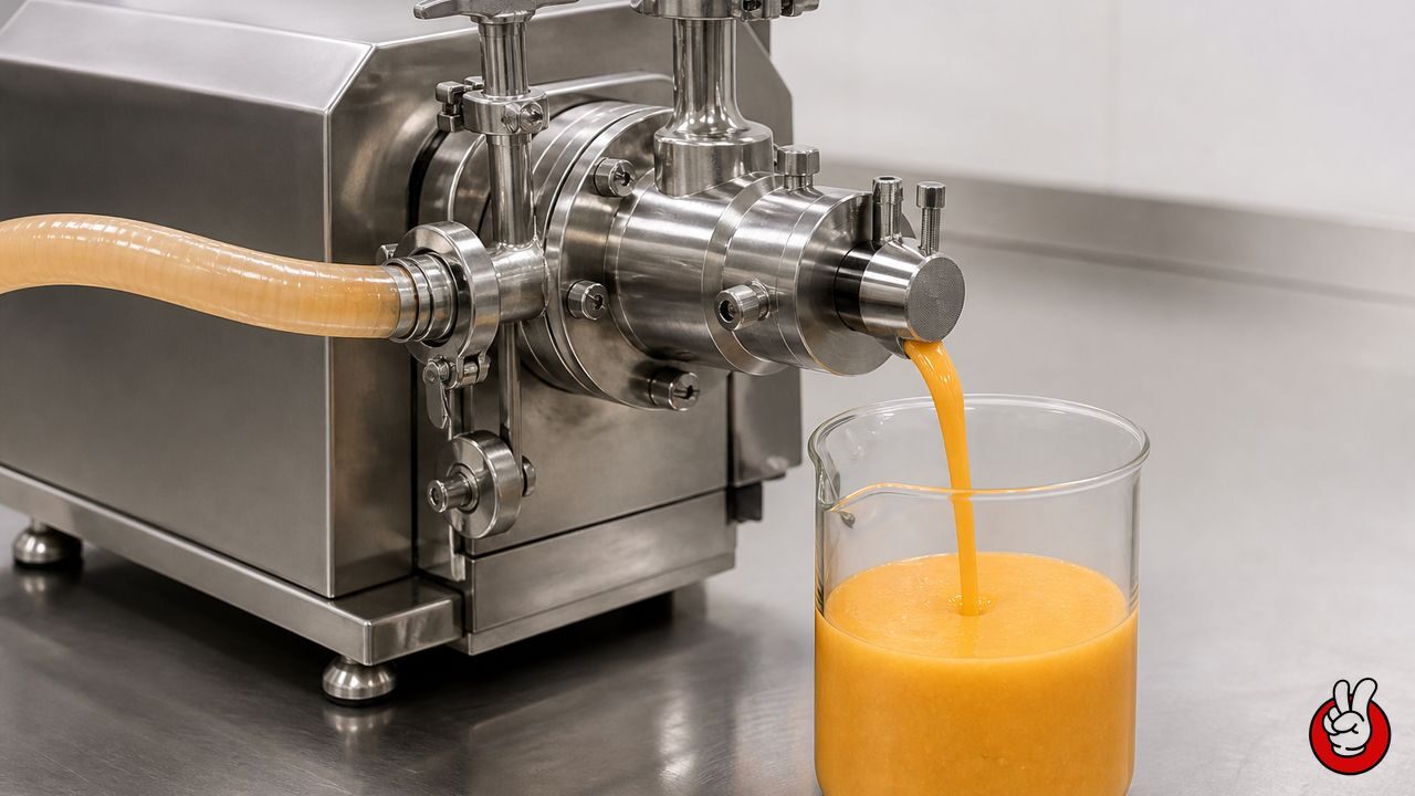 Pilot equipment demonstrates controlled production of a fine oil-in-water citrus emulsion.