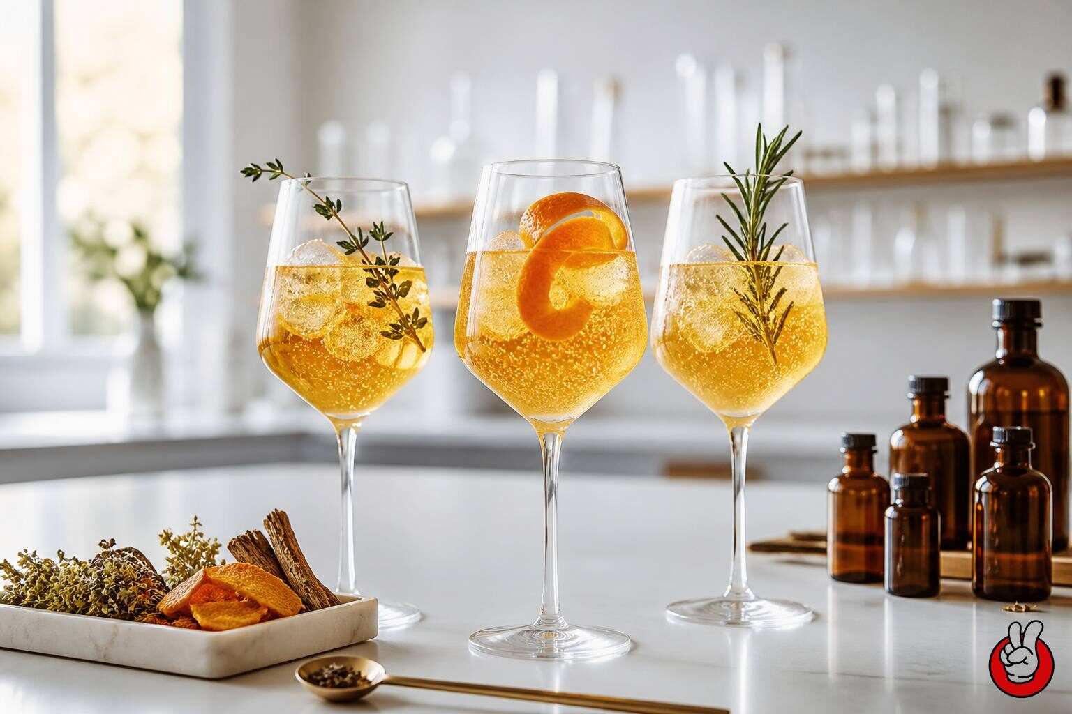 How to balance bitterness, sweetness, acidity and carbonation when formulating zero-proof aperitifs with botanical bitters.