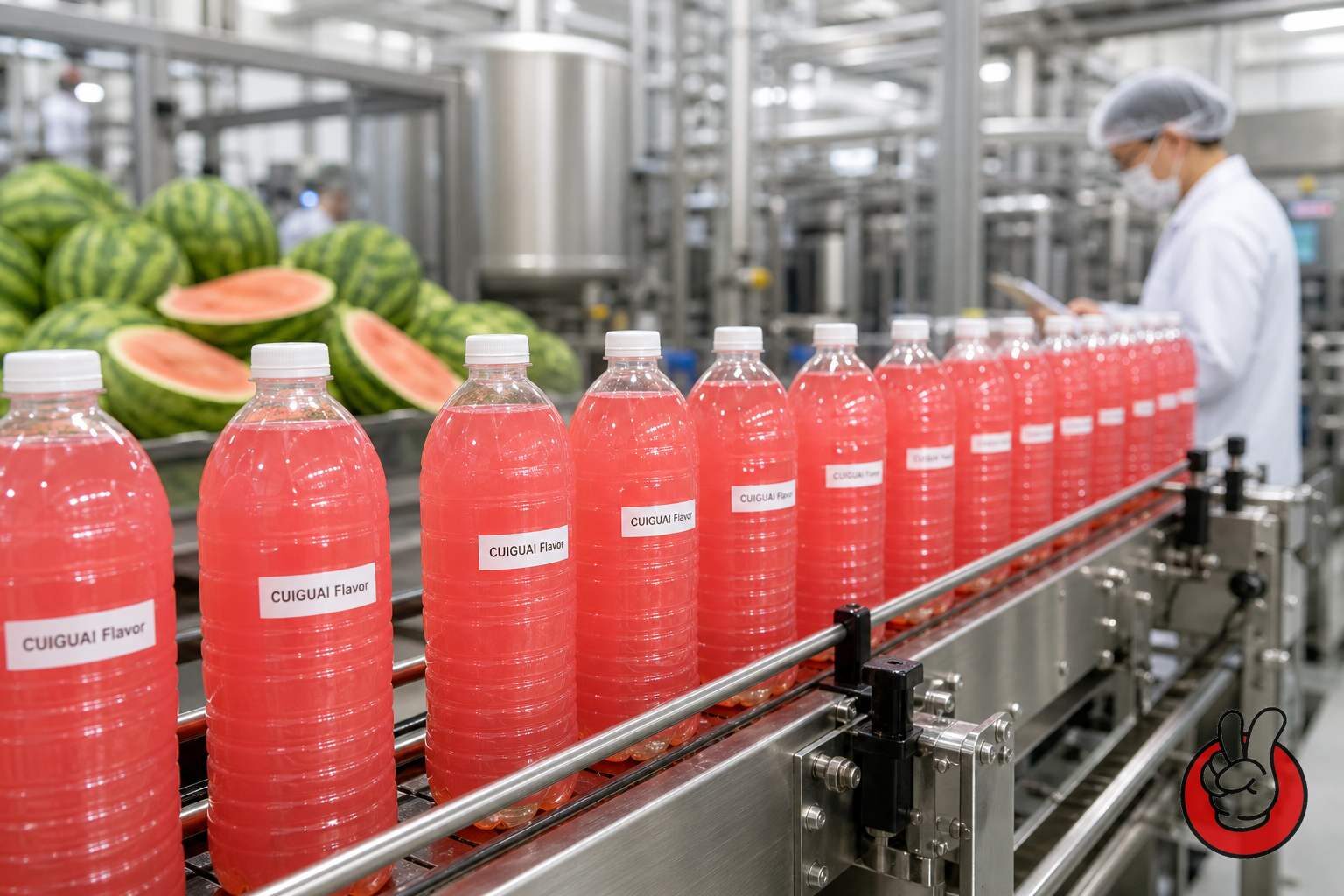 Scale watermelon-flavored ready-to-drink beverages with concentrates engineered for stability through pasteurization and packaging.