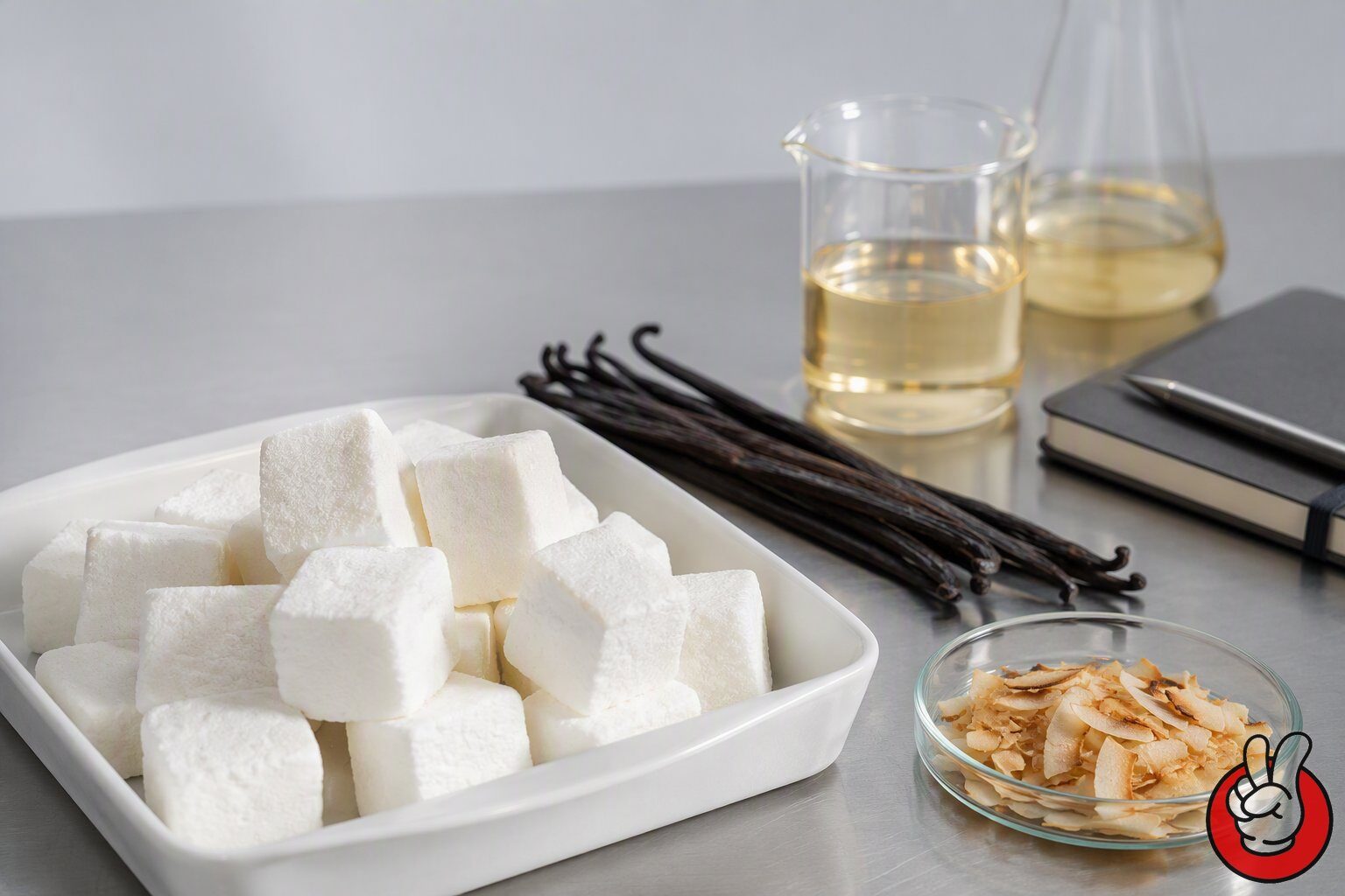 A technical guide to marshmallow flavoring, from vanilla bean and oleoresin selection to toasted coconut lactone systems, aeration losses, dosage and shelf life.