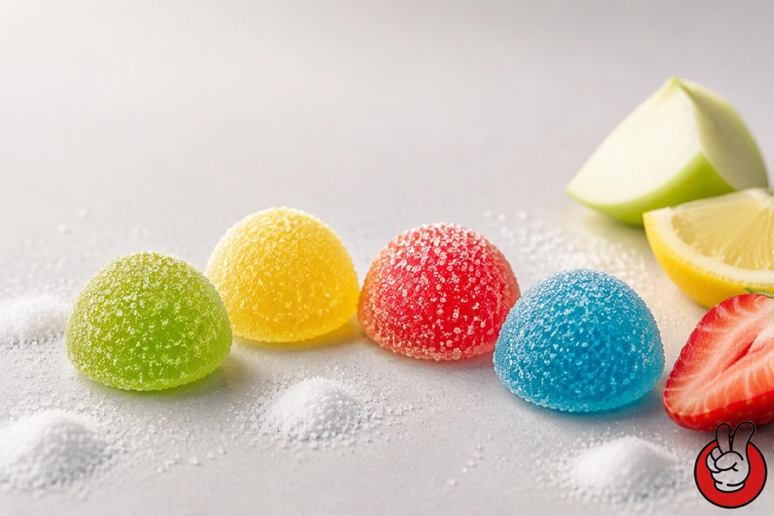 Fruit aroma and acid must be congruent or the product reads as artificial. Learn how ester stability, salt modulation and aroma masking keep high-acid candy tasting clean.